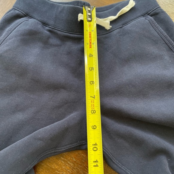 Polo Ralph Lauren 10/12 M Kids Navy Blue Fleece Knit Sweatpants Joggers Red Pony - Picture 9 of 11